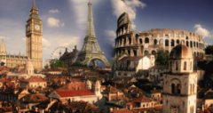Популярні серед туристів міста Європи